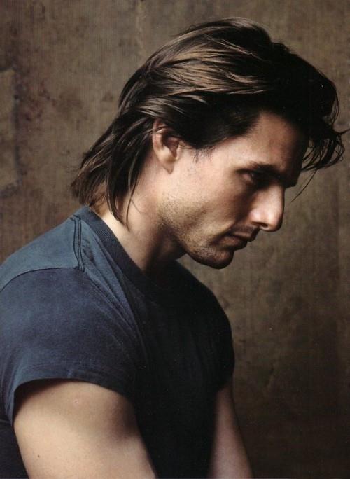 keskipitkät modernit miesten kampaukset tom cruise