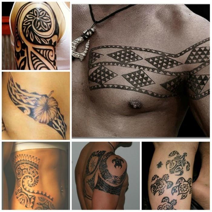 miehet tatuointi maori tatuointi ideoita olkavarren jalat rinta