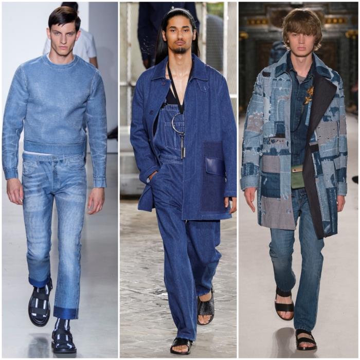 miesten muodin trendit 2016 rento muodin trendit denim housut urbaani tyyli