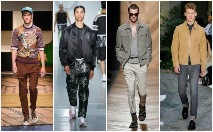 miesten muodin trendit 2016 farkut takki takit urheilullinen rento muoti