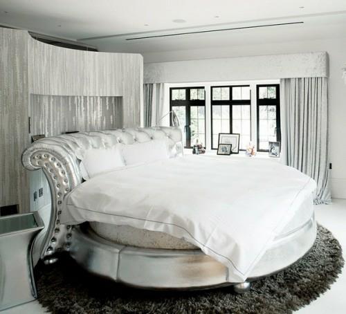 moderni ylellinen pehmeä matto tummanharmaa englantilainen makuuhuoneen sisustusideoita