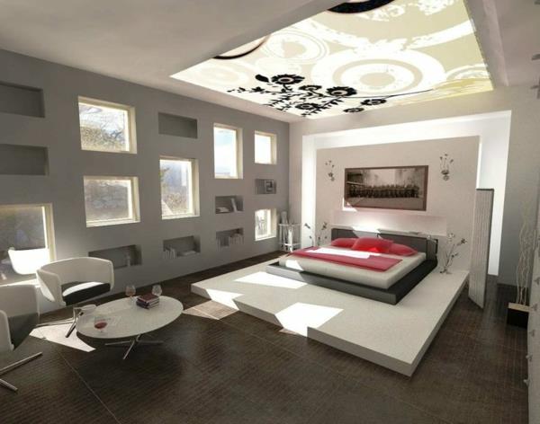moderni makuuhuone poikien katto