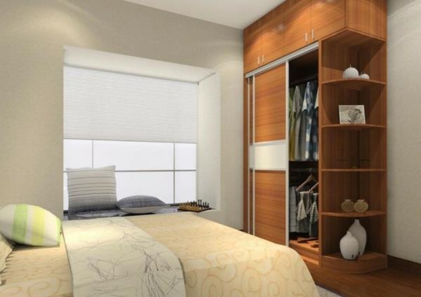 moderni makuuhuone kaupunkien päiväpeitteen hyllyt käytännössä suunniteltu