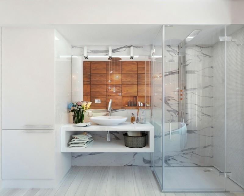modernit kylpyhuoneet puinen kaappi pesuallas pöytä suihku