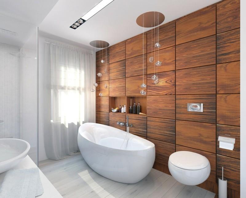 modernit kylpyhuoneet puinen kaappi sisäänrakennettu vapaasti seisova kylpyamme