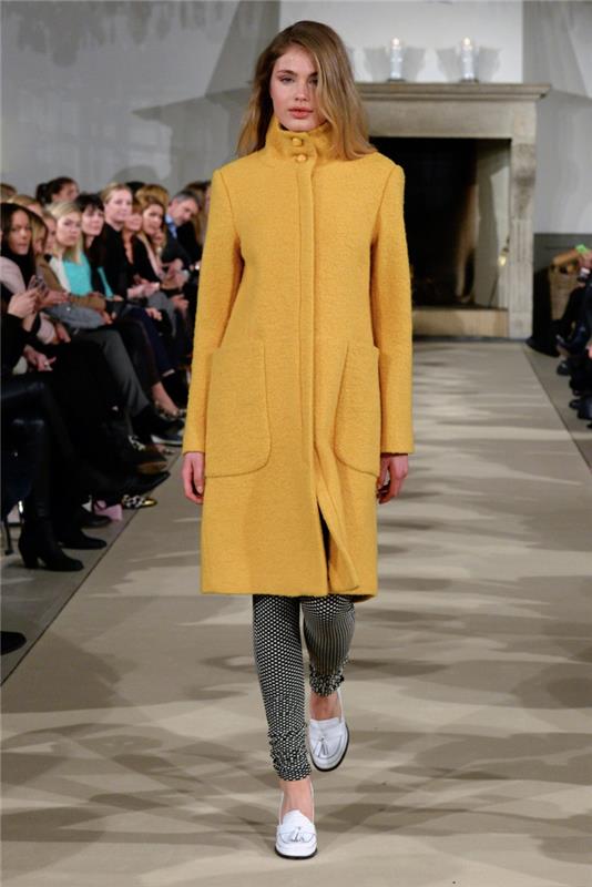 modernit naisten takit nykyiset trendivärit keltainen