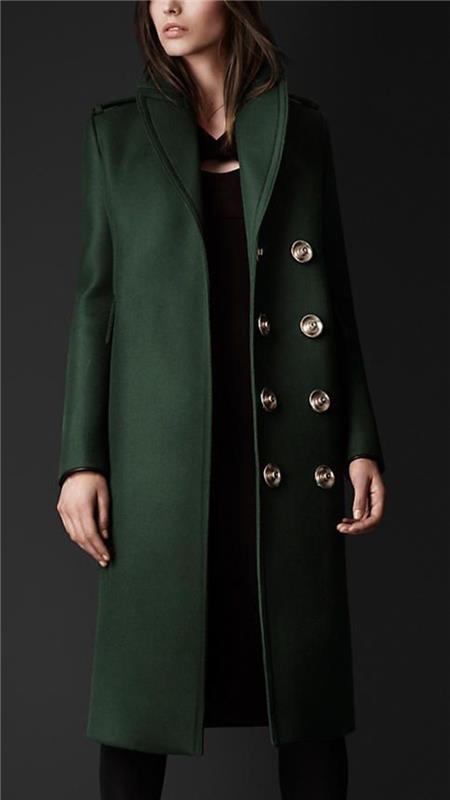 modernit naisten takit nykyiset trendivärit armeijan vihreä