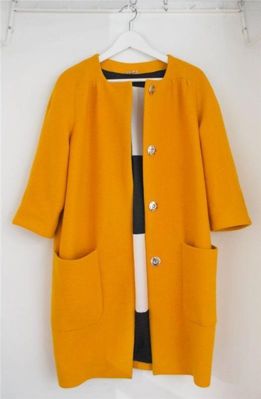 modernit naisten takit nykyiset trendivärit oranssi