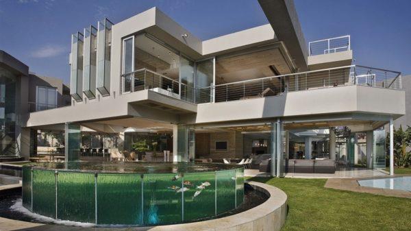 modernit talot nykyaikaisen arkkitehtuurin ideoita