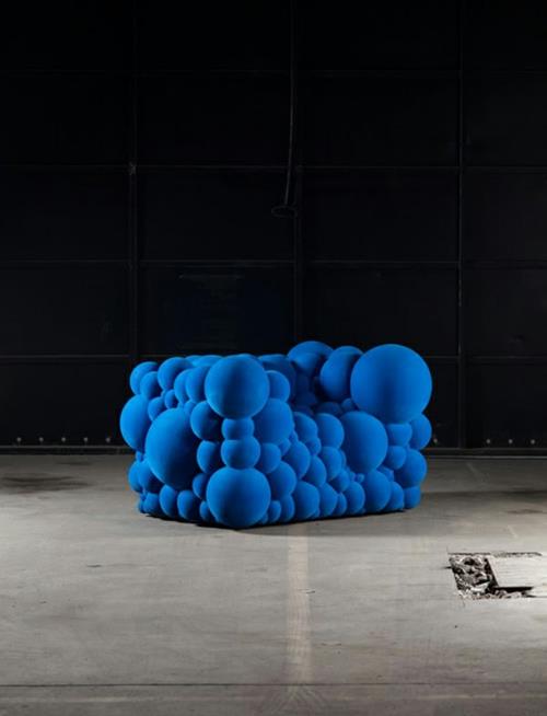 moderni huonekalumallisto sininen sohva -mutanttisarja