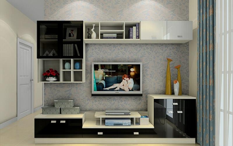 modernit seinäyksikköideat käytännölliset TV -seinät