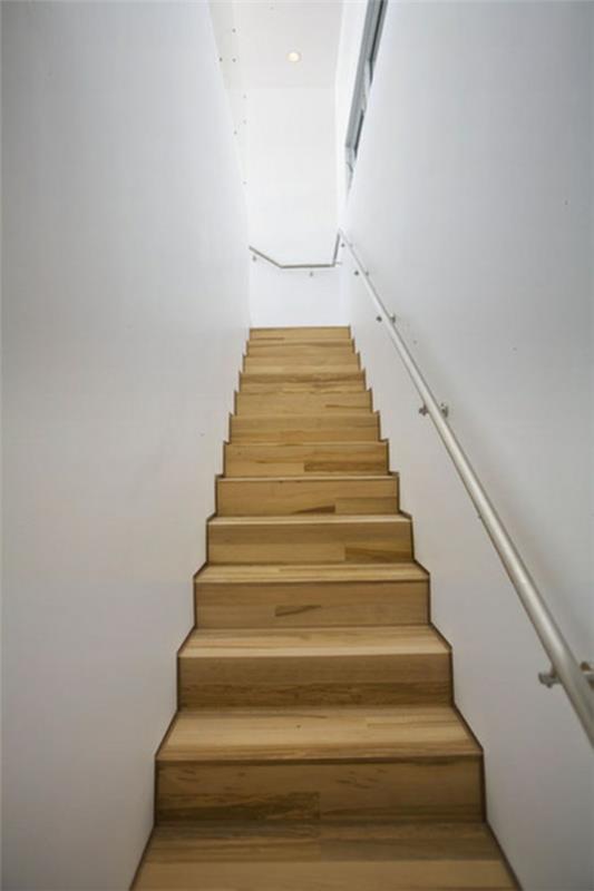 modernit arkkitehtoniset yksityiskohdat kapea minimalistinen portaikko