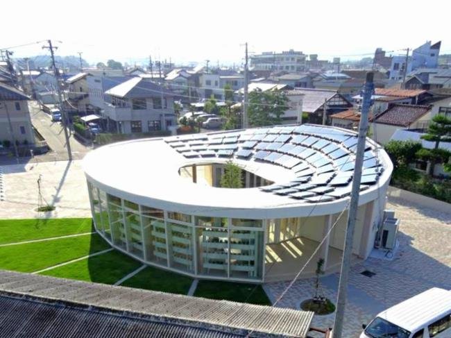 moderni arkkitehtuuri fukushhiman hyväntekeväisyyslapsikeskus