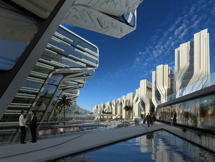 moderni arkkitehtuuri tulevaisuuden näkymät tulevaisuuden mallin museo