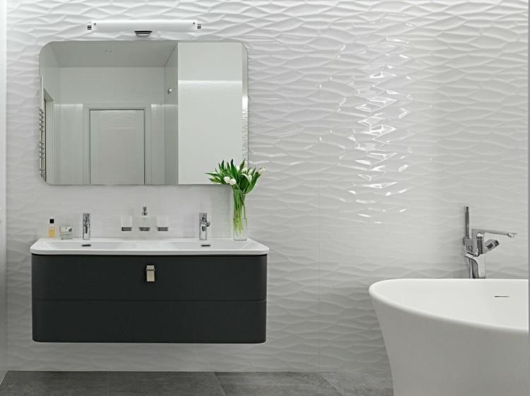 moderni kylpyhuone vapaasti seisova kylpyamme pesuallas ja alaosa