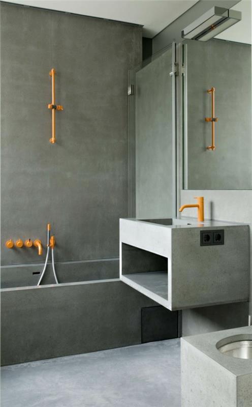 moderni kylpyhuonehana keltainen kylpyhuonekalusteet kylpyammehana