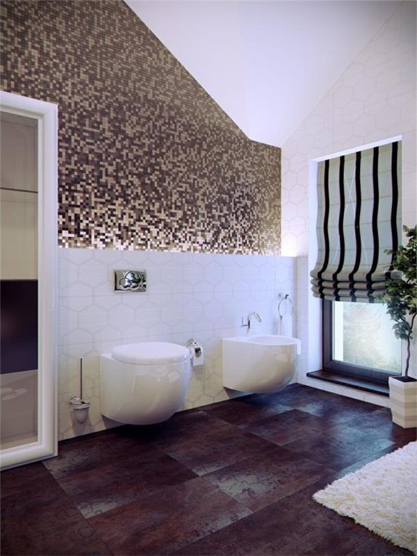 moderni kylpyhuone huonekalut kaunis muotoilu tuntuu hyvältä keidas