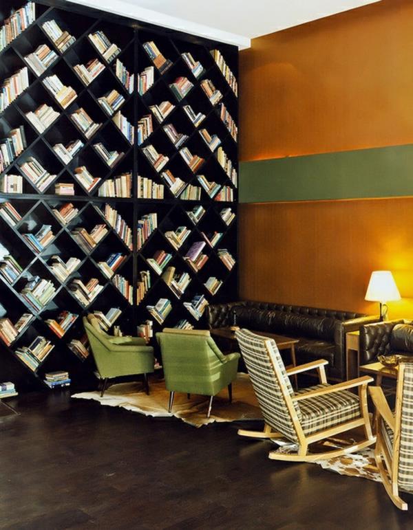 modernit kirjahyllyjärjestelmät sohva nojatuolit