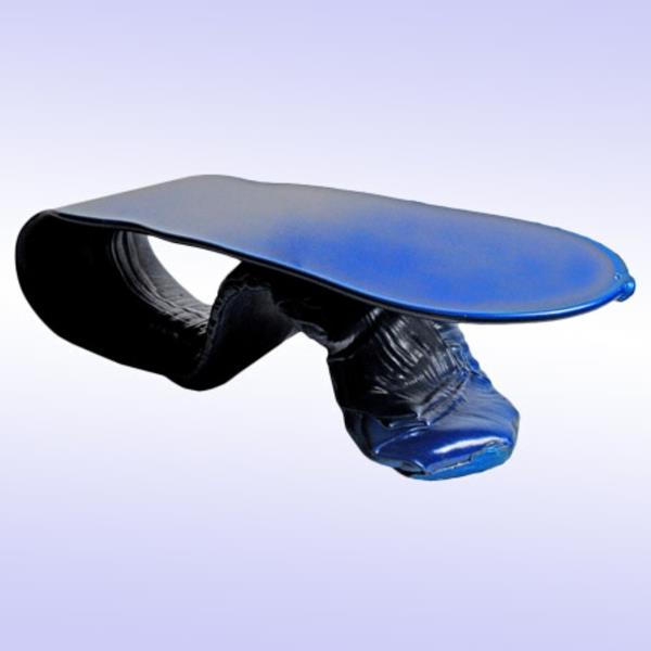 suunnittelijapöydät kielen sininen moderni