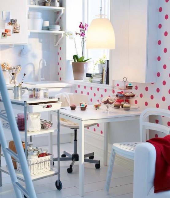 modernit ruokasalin suunnitteluideat ikea valkoinen tuolirulla kompakti mielenkiintoinen