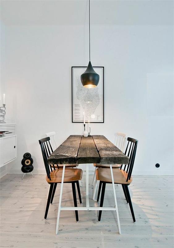 modernit pöydät ruokapöydän tuolit geometrinen minimalistinen tyyli