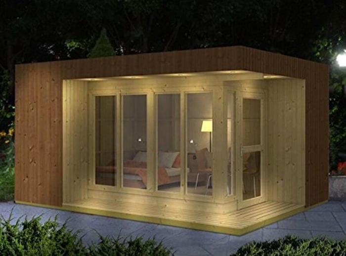 modernit puutarhatalot luonto