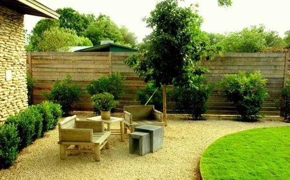 modernit puutarhat kuvat esimerkkejä puutarhasuunnittelulattiasta