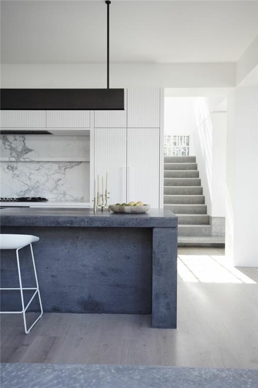 moderni keittiö minimalistiseen tyyliin