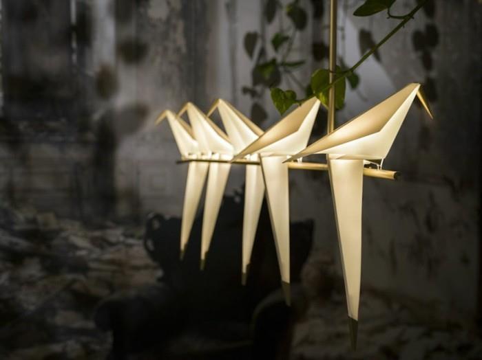 modernit valot origami -suunnittelijalamput linnut riippuvalaisimet