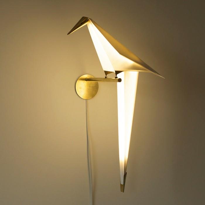 modernit valot origami -designlamput valaisevat seinävalaisimen