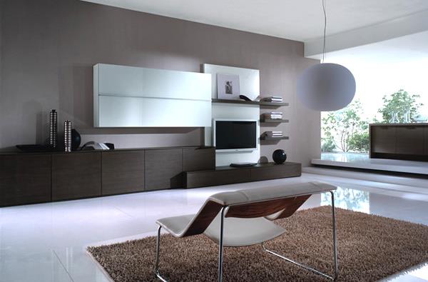 moderni minimalistinen olohuoneen suunnitteluideat matto