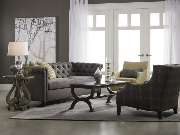 modernit sohvat cheserfield sohva olohuone sisustus huonekalut