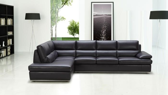modernit sohvat mustavalkoinen lattiahyllyjärjestelmä