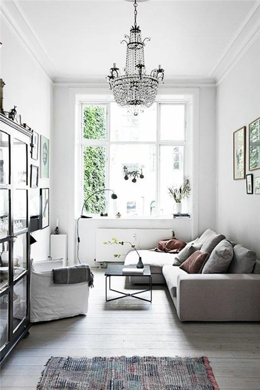 modernit sohvat elävät ideat olohuoneen kattokruunut mattojuoksijat