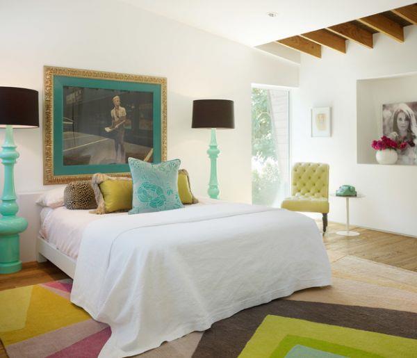 moderni lattiavalaisin suunnittelee idea makuuhuone värikäs leikkisä