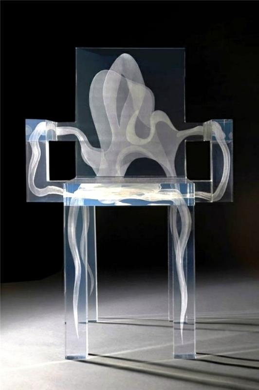 modernit tuolit viileä läpinäkyvä muotoilu