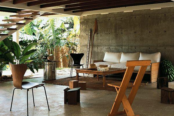 moderni trooppinen terassi design patio huonekalut