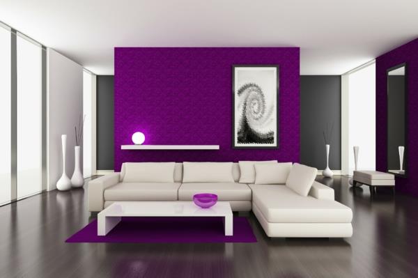 modernit seinävärit violetti tummanharmaa