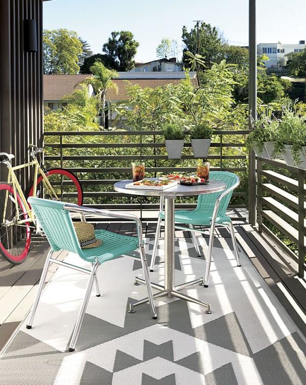 modernit elävät ideat patio -suunnitteluideat patiohuonekalut geometriset kuviot