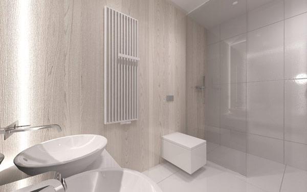 moderni nykyaikainen arkkitehtuuri tavallinen valkoinen kylpyhuoneen pesuallas