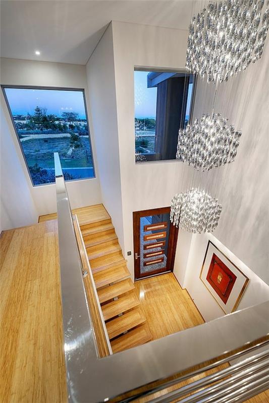 moderni arkkitehti talon valaistus portaikko kattokruunu