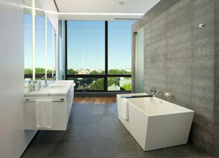 sisustus moderni kylpyhuone kylpyhuone muotoilu vapaasti seisova kylpyamme