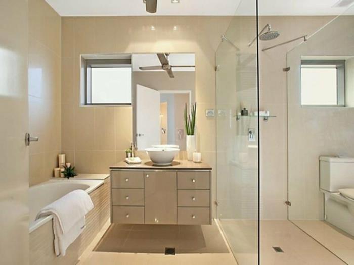 Modernin kylpyhuoneen kalustus Naistyylinen kylpyhuone