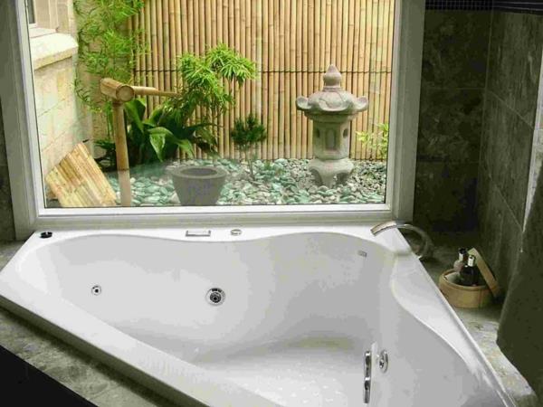 moderni kylpyhuone -ideat feng shui