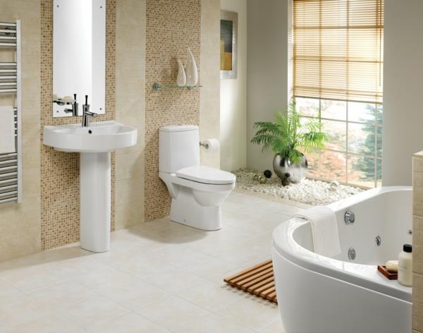 moderni kylpyhuone ideoita mozaik seinät