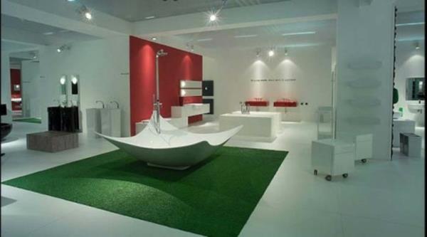 moderni kylpyhuone ideoita neliö