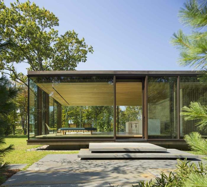 modernin talon rakentaminen lasiseinät moderni arkkitehtuuri