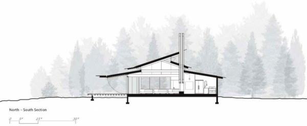 moderni talon suunnittelu shadowboxx -rakennuksen luonnospiirustus