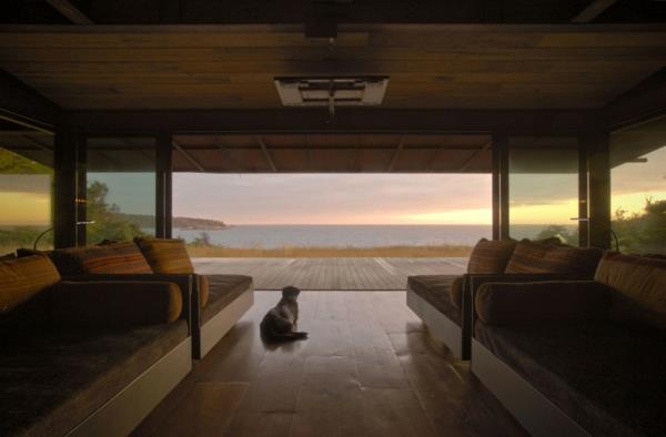 moderni talon suunnittelu shadowboxx puulattia sohva merinäköala
