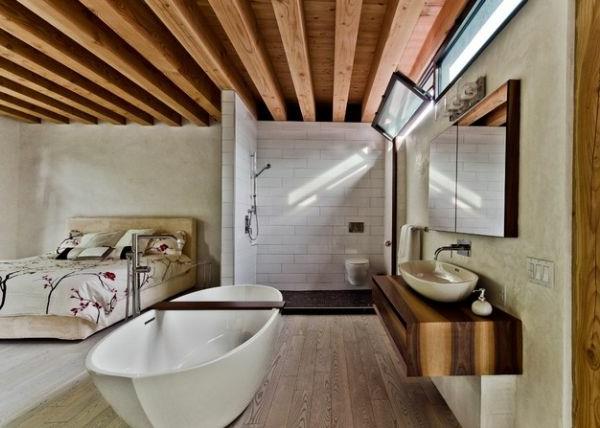 moderni nuorten huone sisustus kylpyhuone kylpyamme pesuallas